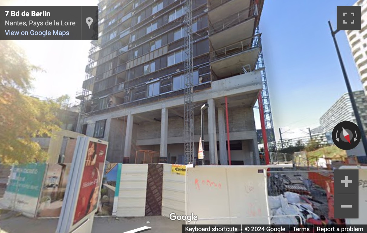 Street View image of Boulevard de Berlin, Ilot 4B, Nantes