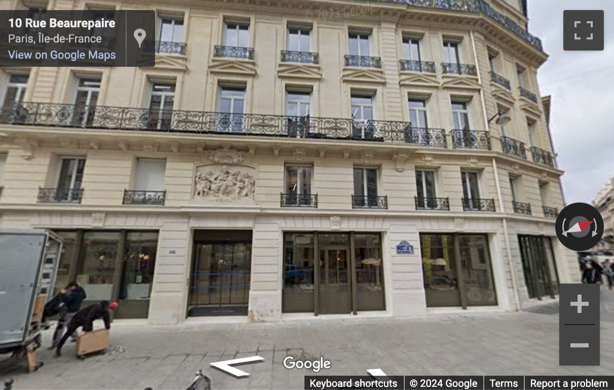 Street View image of 11 Rue Beaurepaire, Paris