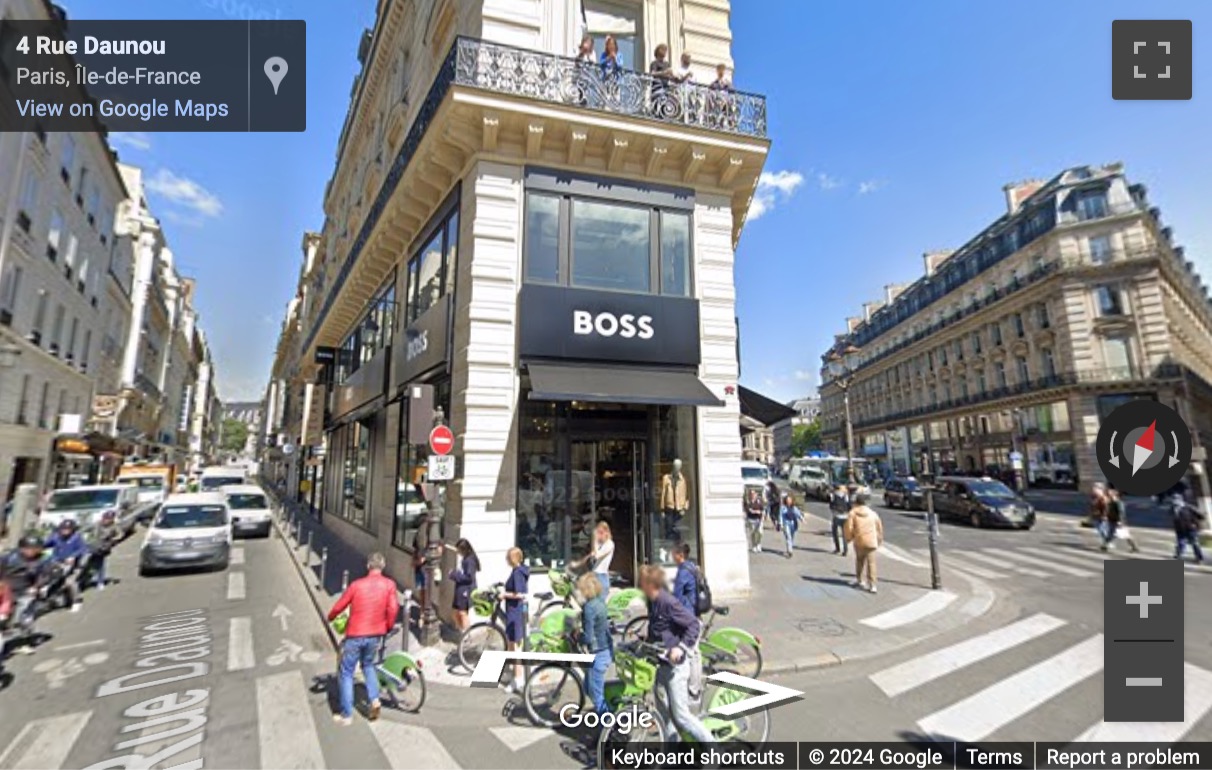 Street View image of 43 Avenue de l’Opéra, Paris