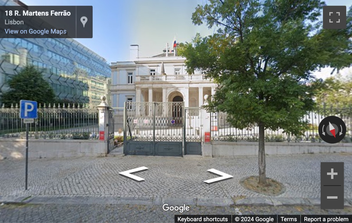 Street View image of Avenida Fontes Pereira de Melo 16, Palácio Sotto Mayor, Lisbon