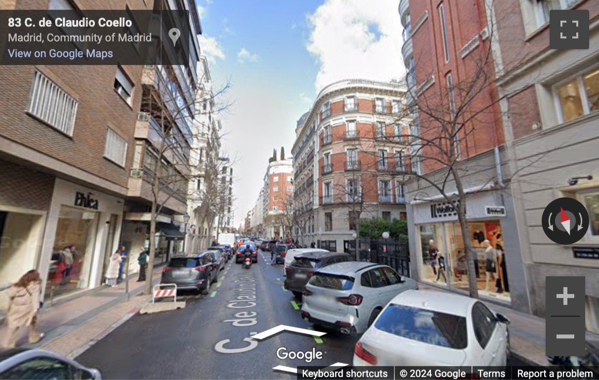 Street View image of Calle Claudio Coello, Numero 76, Madrid