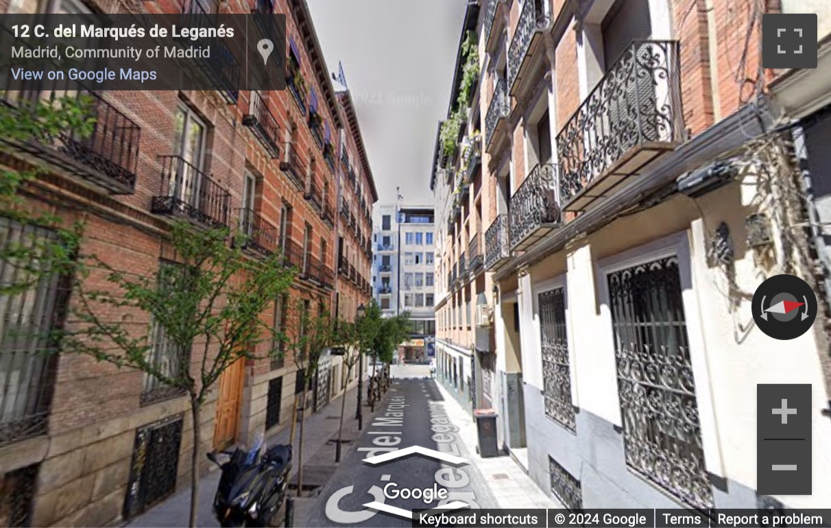 Street View image of Gran Vía 4, Madrid, Spain