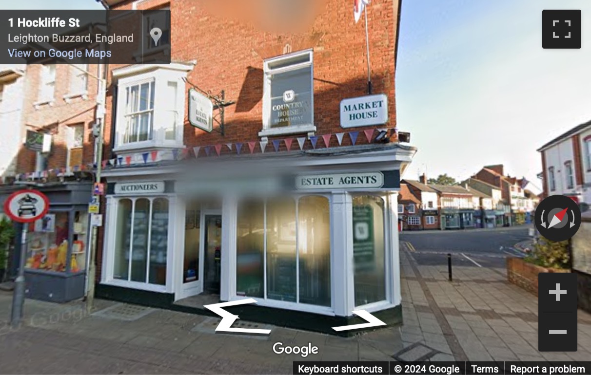 Street View image of 25 Market Square, Market House, Leighton Buzzard, Bedfordshire