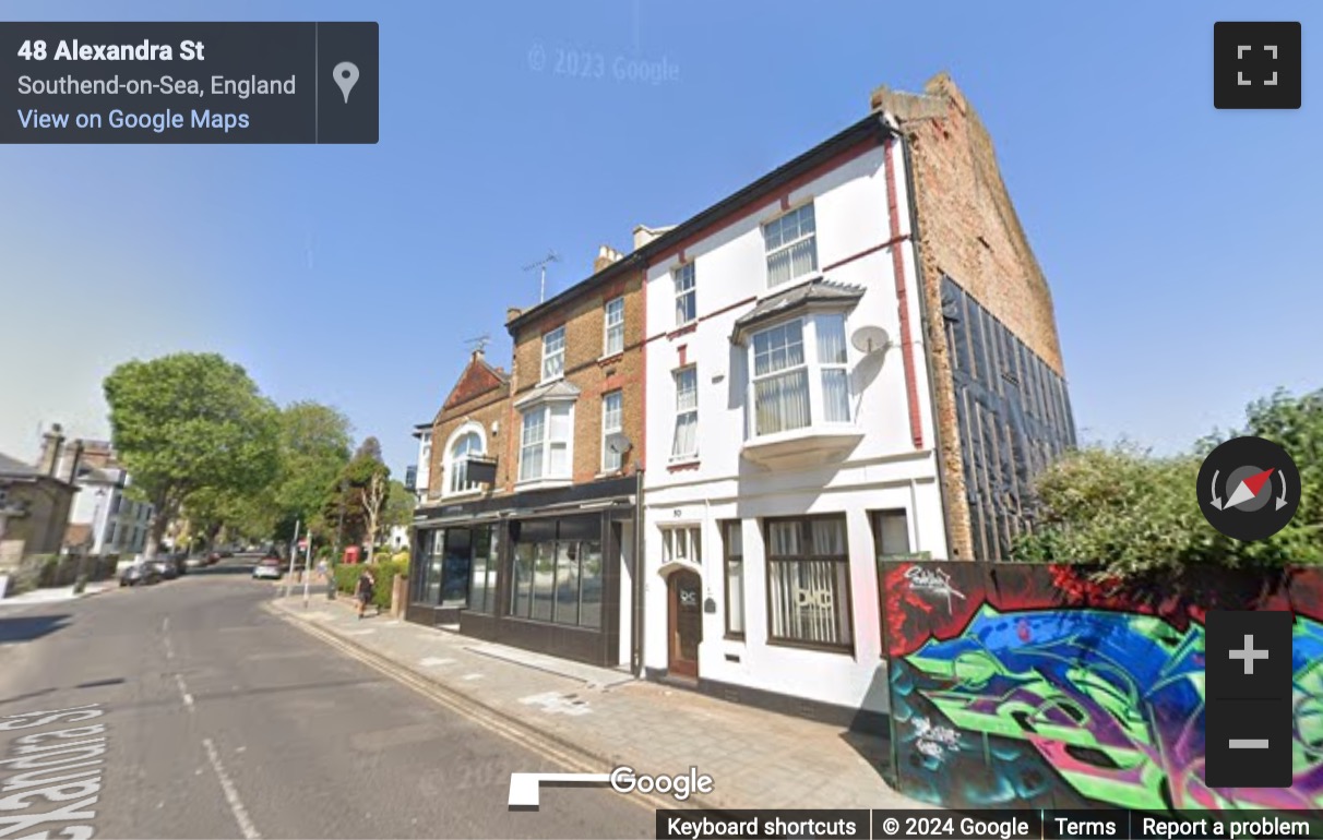 Street View image of 52-54 Alexandra Street, Southend-on-Sea, Essex