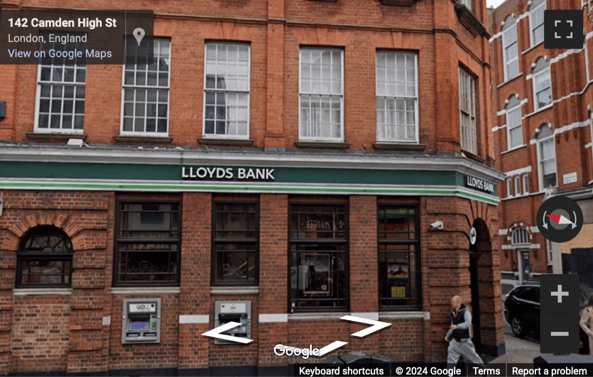 Street View image of Camden High Street, Central London, NW1