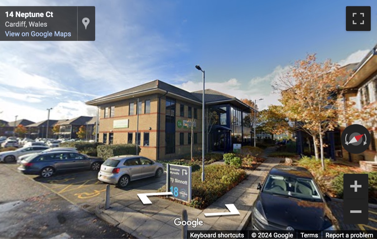 Street View image of 14 Neptune Court, Vanguard Way, Cardiff