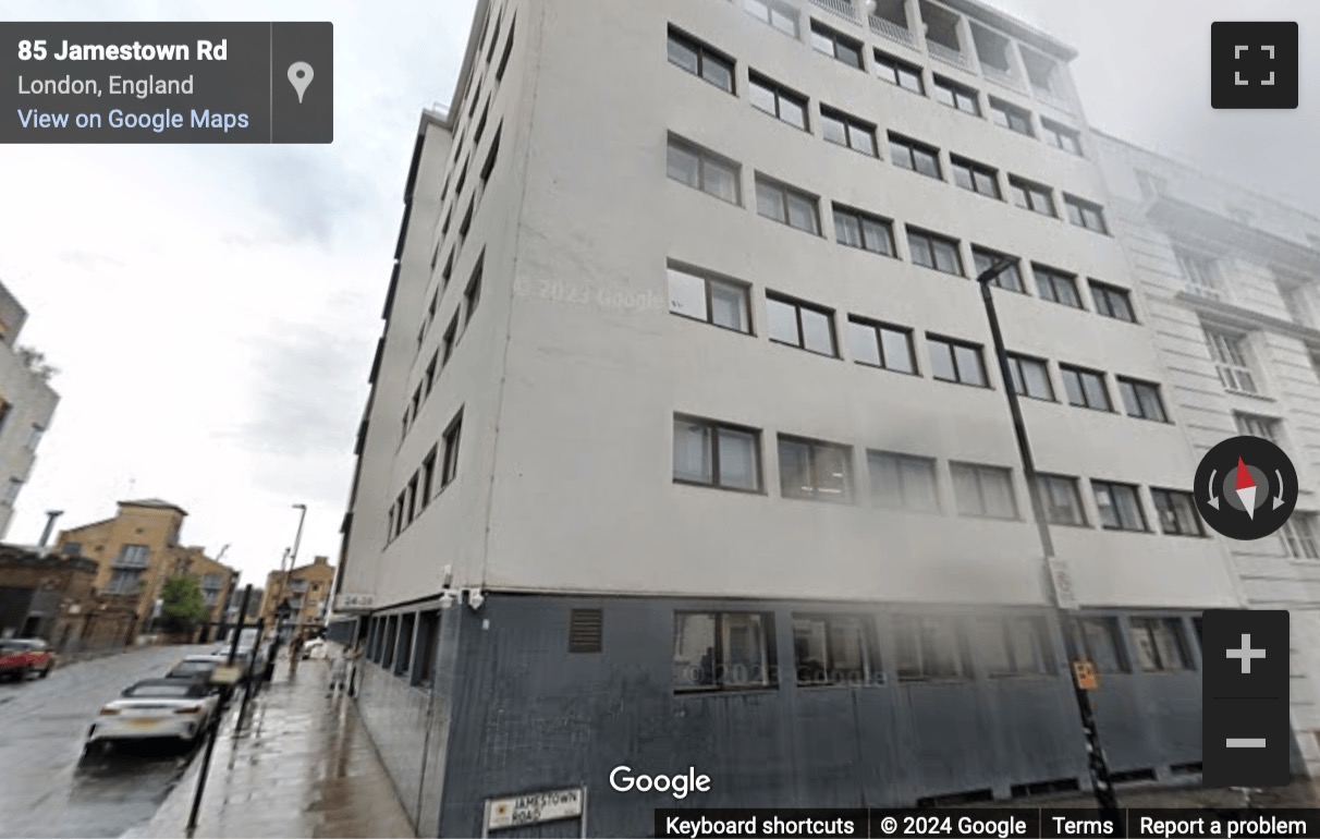 Street View image of 24-28 Oval Road, Ground Left and Ground Right, Central London, NW1, UK