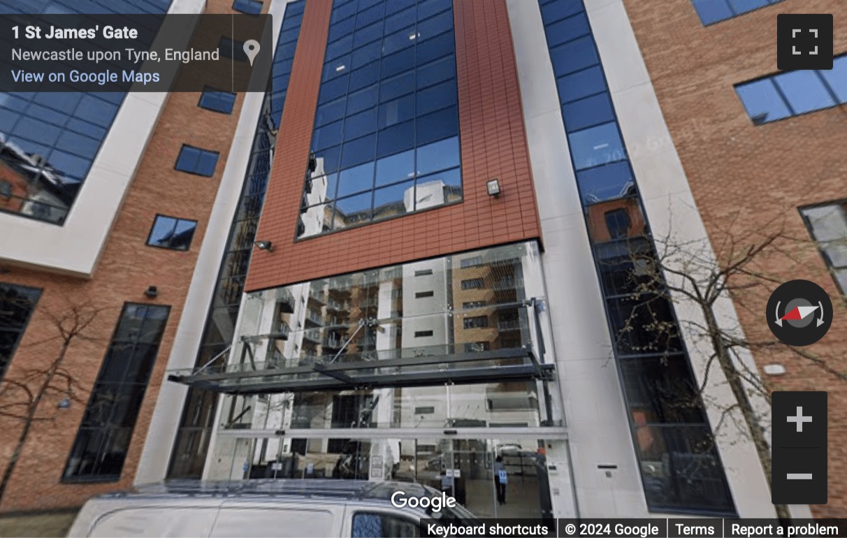 Street View image of 2 St James’ Gate, Newcastle, Tyne and Wear