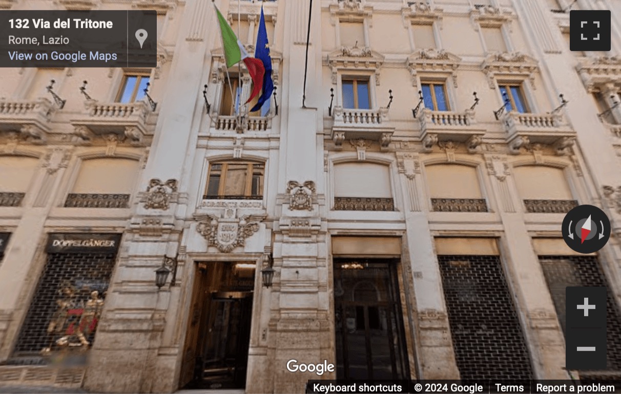 Street View image of 132 Via Del Tritone, Rome