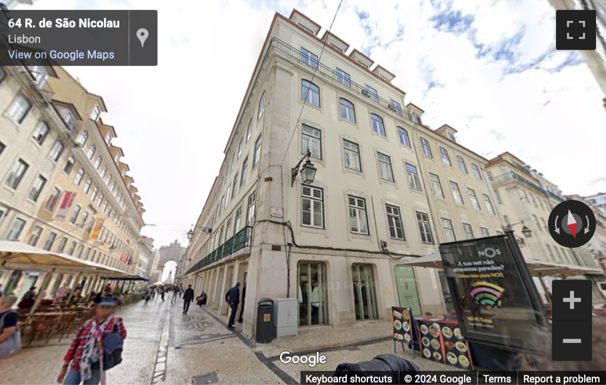 Street View image of Rua São Nicolau 73 - 1º, Lisbon