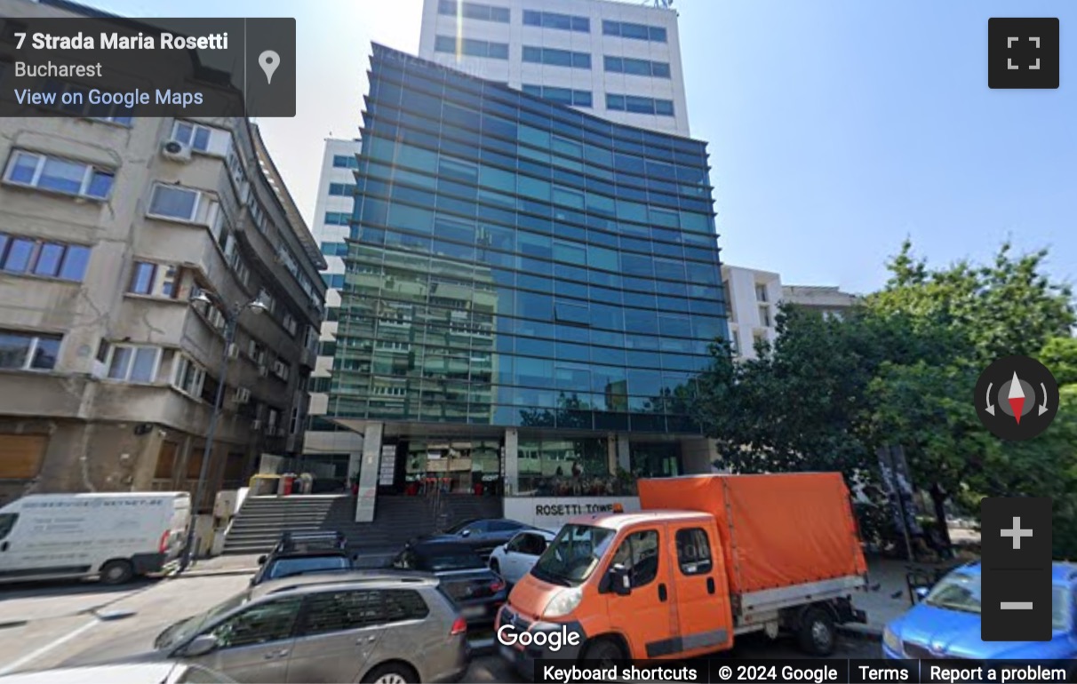 Street View image of 6 Maria Rosetti Street, Rosetti Tower, 2nd Floor, Bucharest