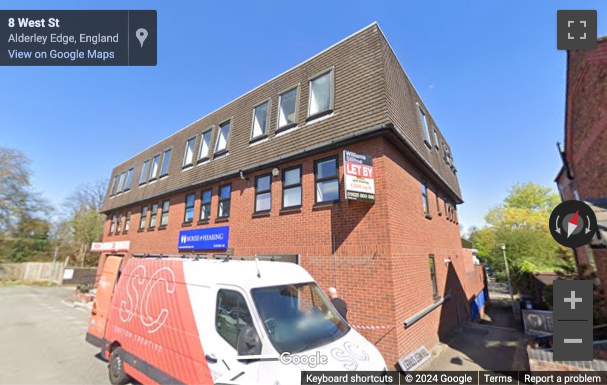 Street View image of 10 West Street, Alderley Edge, Cheshire