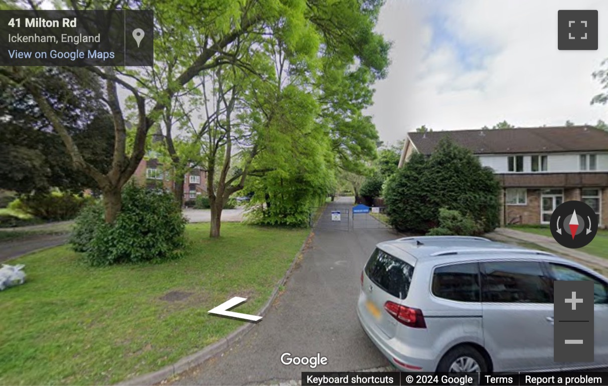 Street View image of Milton Road, Uxbridge, Greater London, UB10, UK