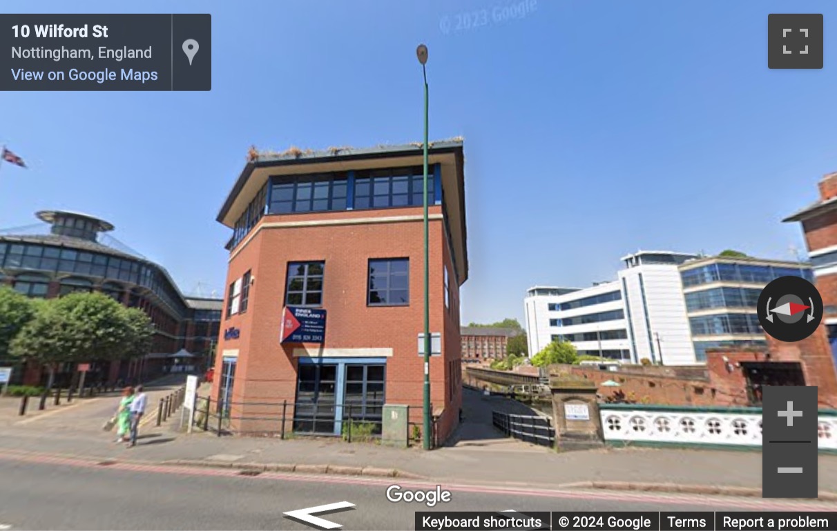 Street View image of Castle Meadow Road, Lock House, 2nd Floor, Nottingham, Northamptonshire