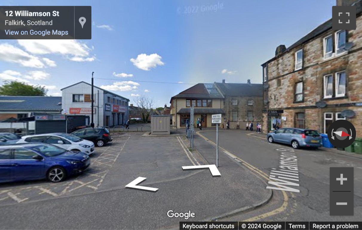 Street View image of Williamson Street, St Crispin’s House, Falkirk, Bournemouth Market