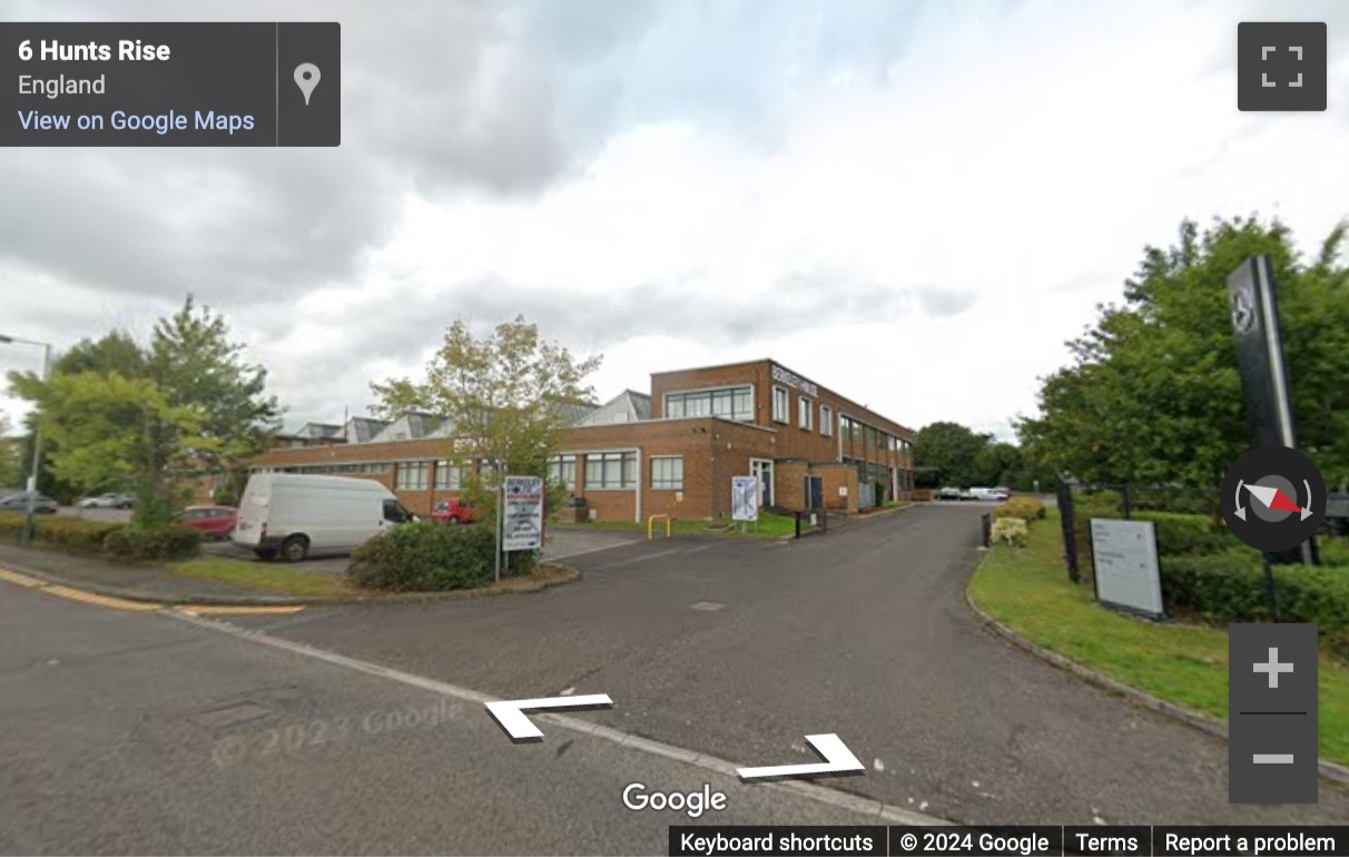 Street View image of Hunts Rise, Berkeley House, South Marston Park, Swindon, Wiltshire