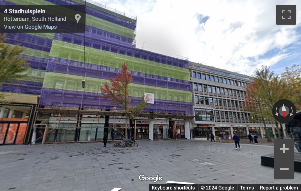 Street View image of Coolsingel 65, Floors 5-8, Holbeinhuis, Rotterdam, South Holland