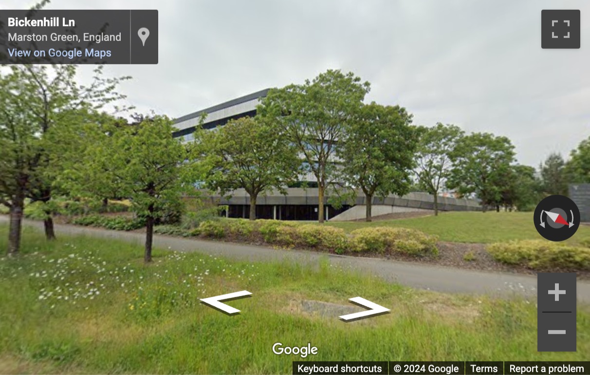 Street View image of Bickenhill Lane, Ingenuity House, Birmingham, West Midlands (England)