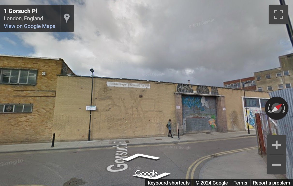 Street View image of Gorsuch Place, Senna Building, Central London, E2, UK