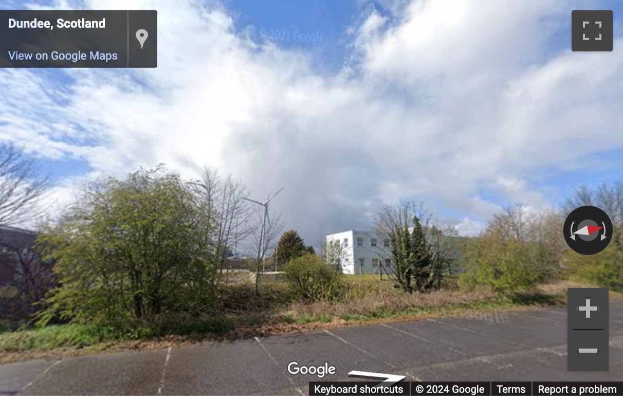 Street View image of Michelin Scotland Innovation Parc, Baldovie Road, Dundee, Belfast Market