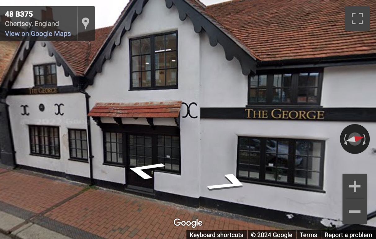 Street View image of 45 Guildford Street, Chertsey, Surrey