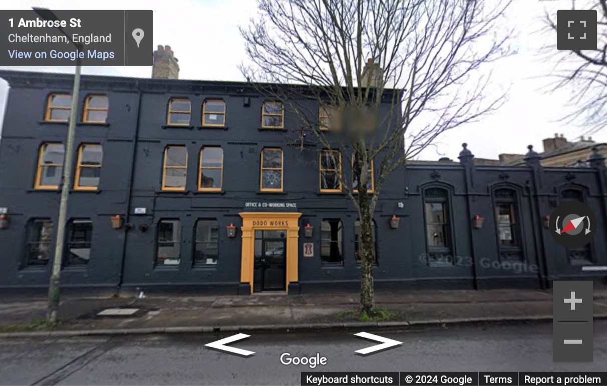 Street View image of 7 Ambrose Street, Cheltenham, Gloucestershire