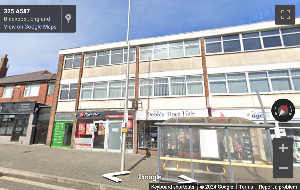 Street View image of 321 Red Bank Road, Bispham, Blackpool, Lancashire