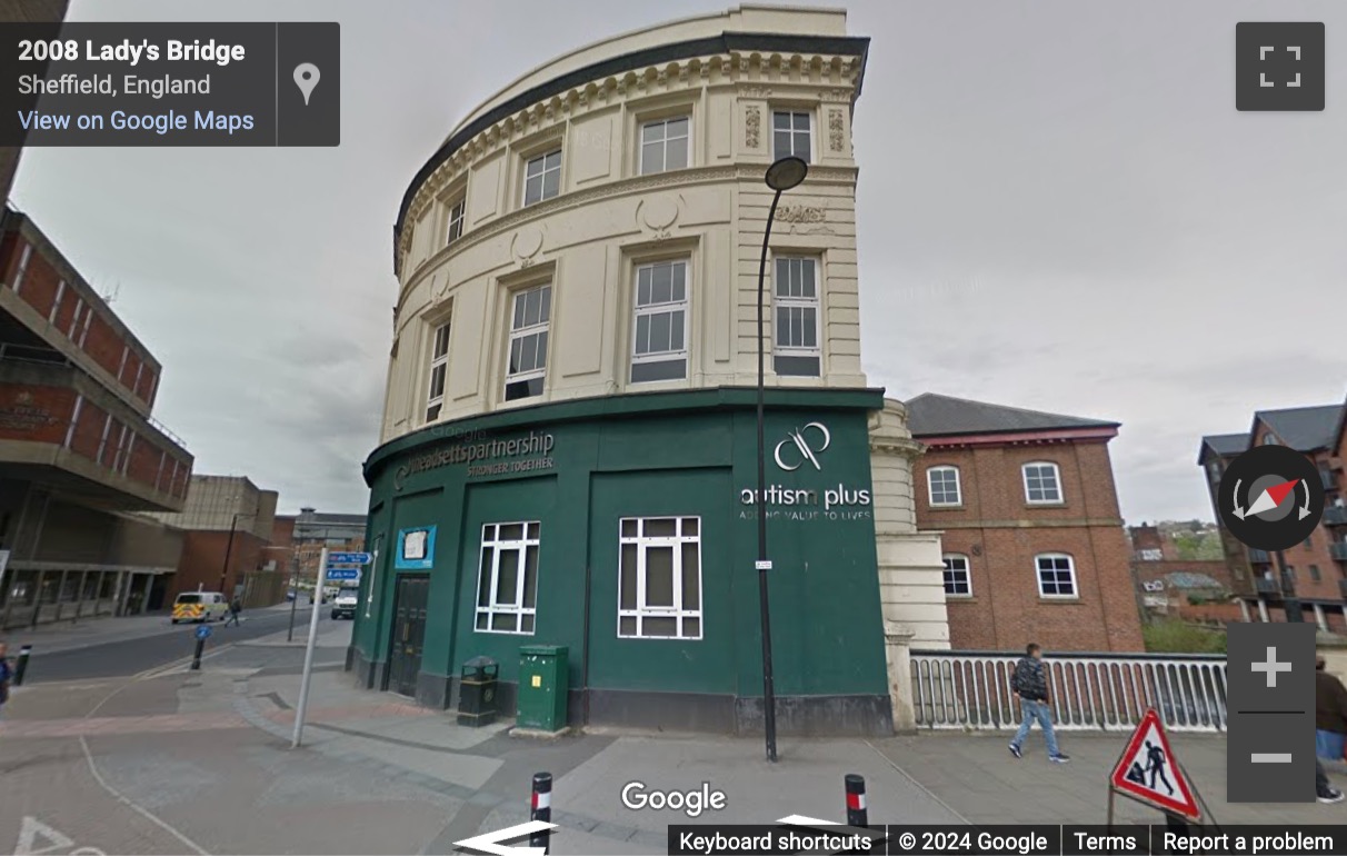 Street View image of 2 Bridge Street, Sheffield, South Yorkshire