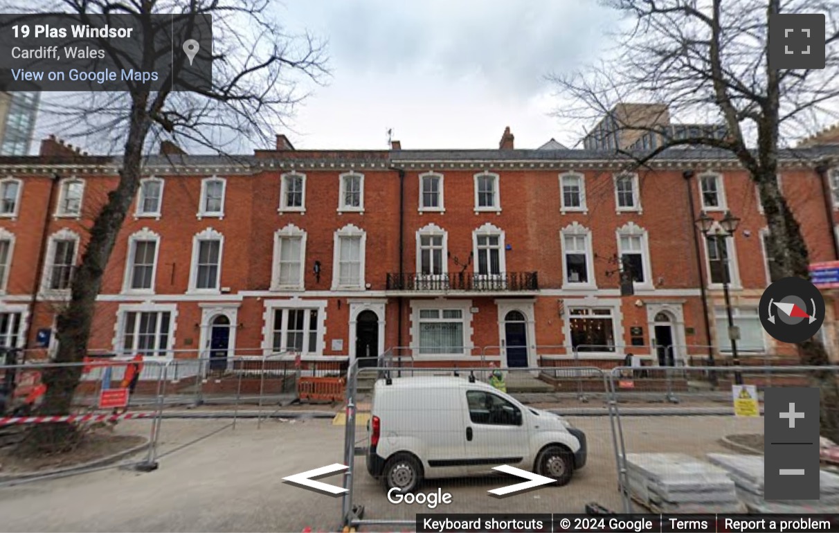 Street View image of 16 Windsor Place, Cardiff