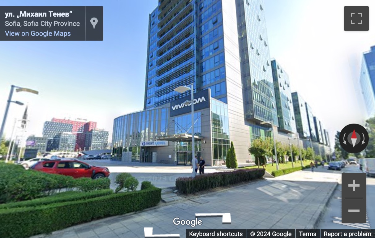 Street View image of Building D, 1F, 115 M Tsarigradsko Shose Boulevard, European Trade Center, Sofia