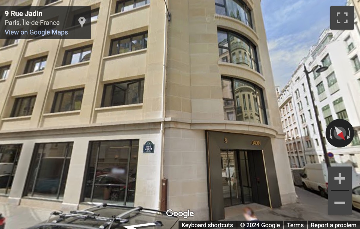 Street View image of 7/9 Rue Jadin, Paris