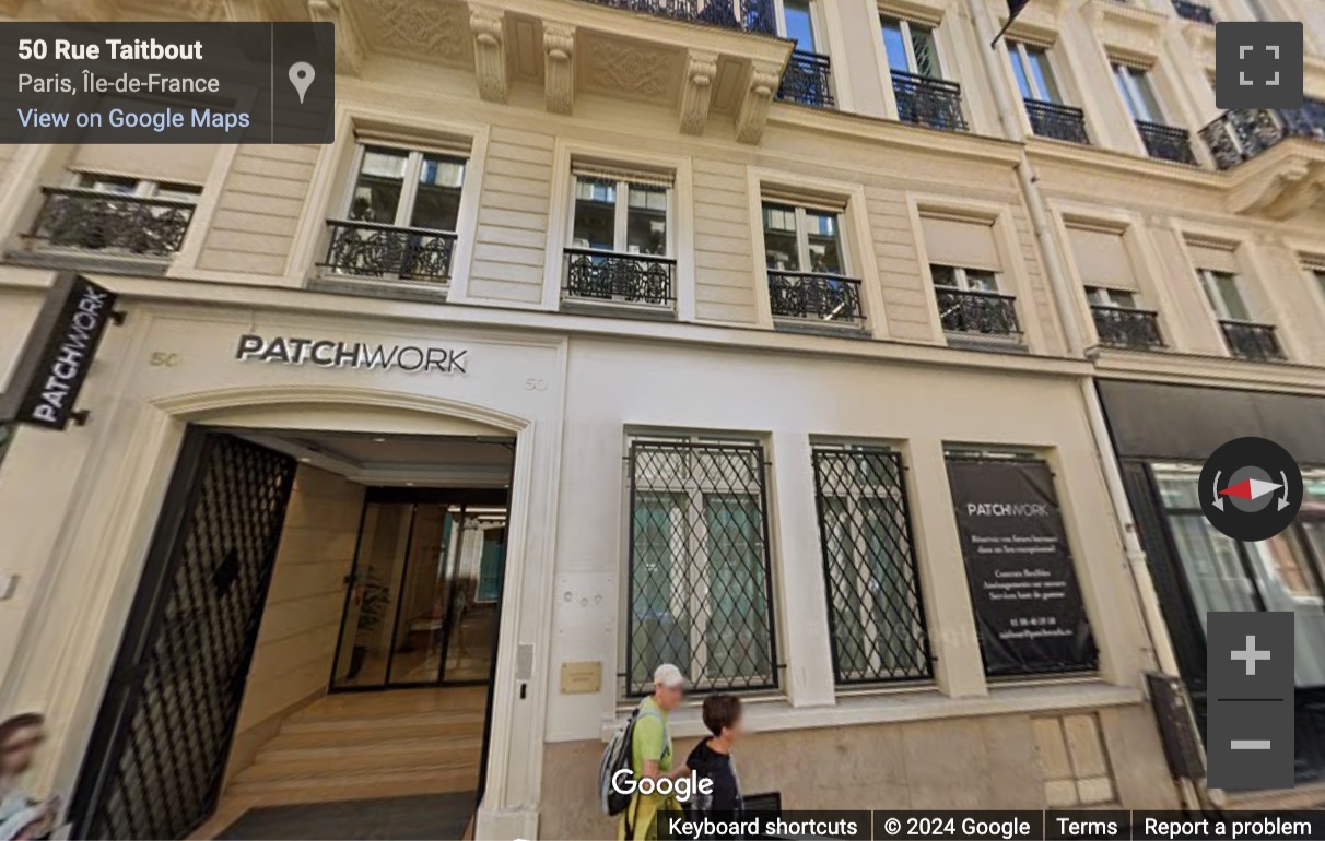 Street View image of 48-50 Rue de Taitbout, Paris