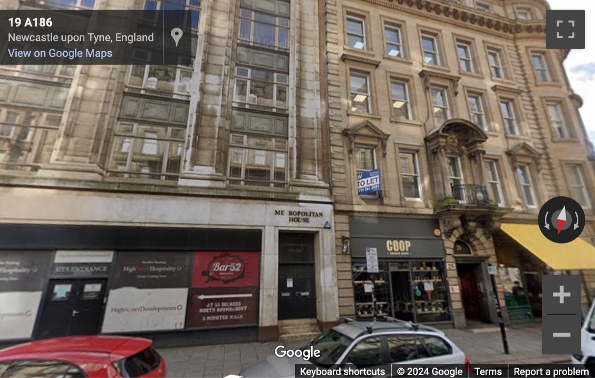 Street View image of The Chamber Hub, Westgate Road, Newcastle, Tyne and Wear