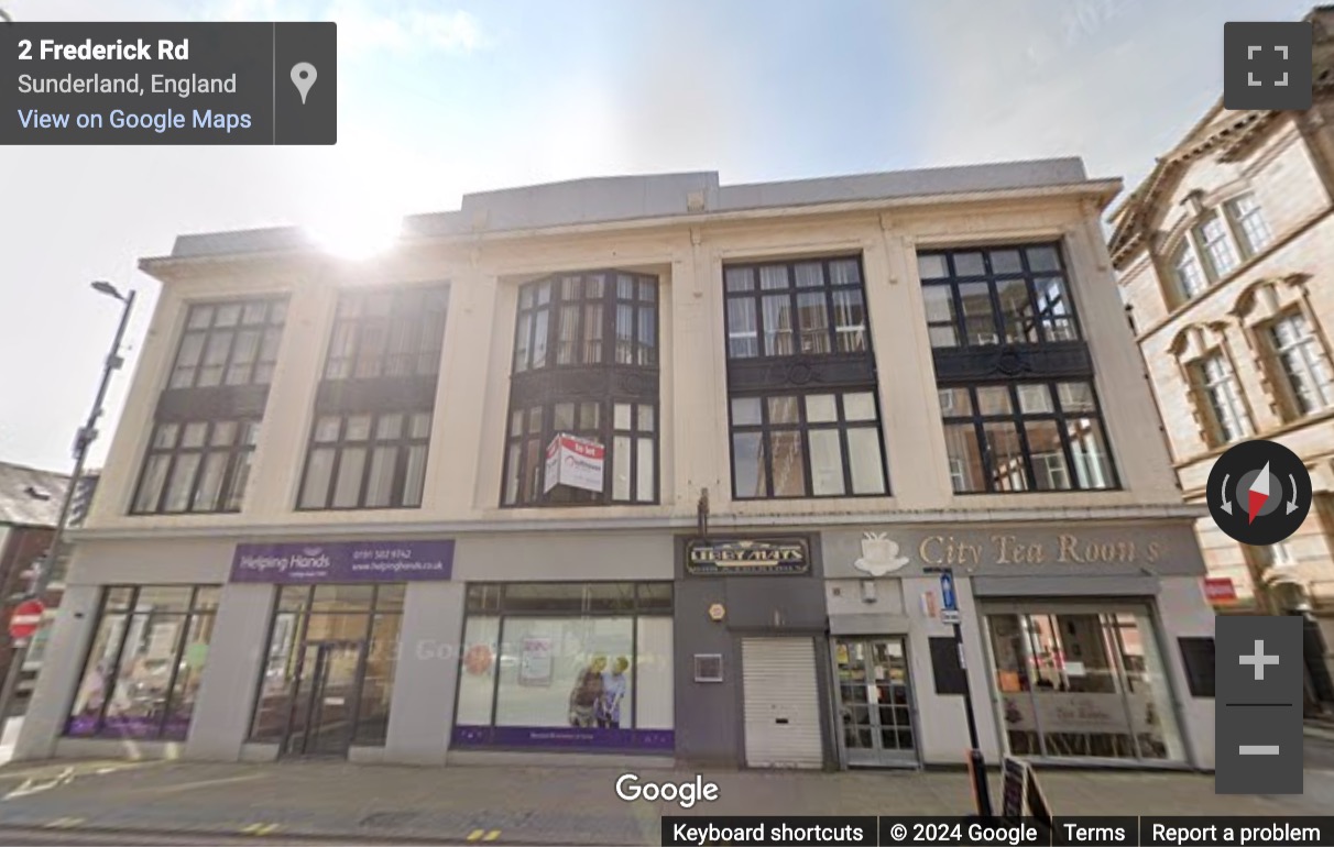 Street View image of The Commissioners Building, 4 St Thomas Street, Sunderland