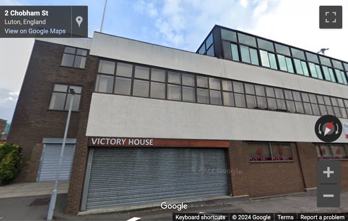 Street View image of Victory House, Chobham Street, Luton, Bedfordshire