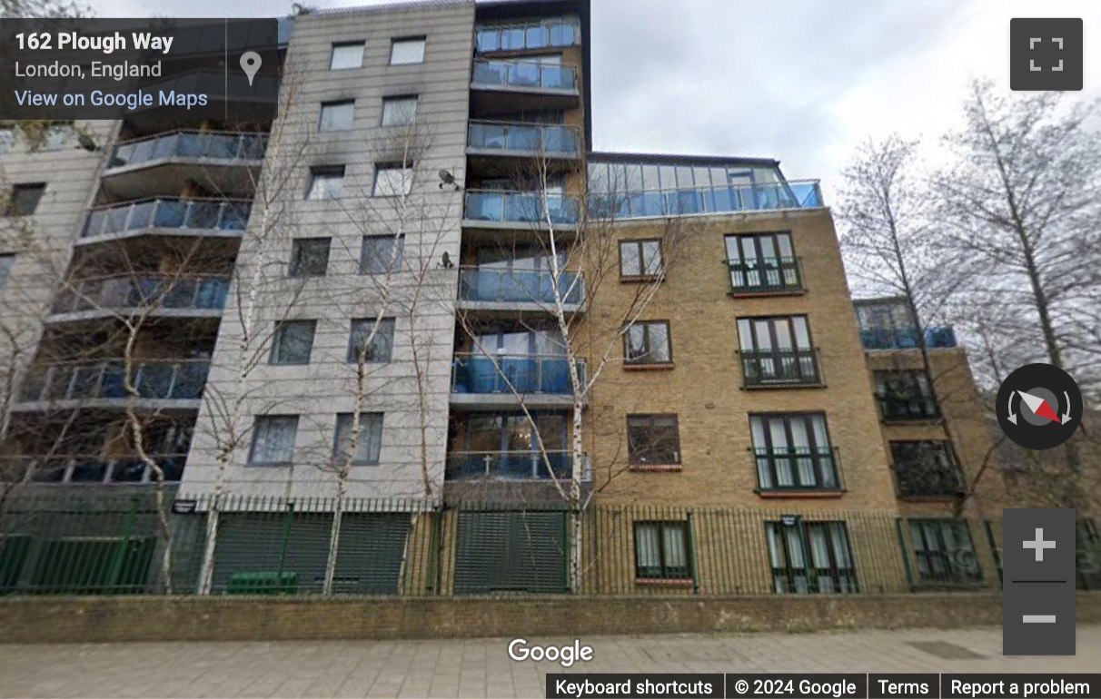 Street View image of Cadmus Court, Plough Way, Southwark, Central London, SE16, UK