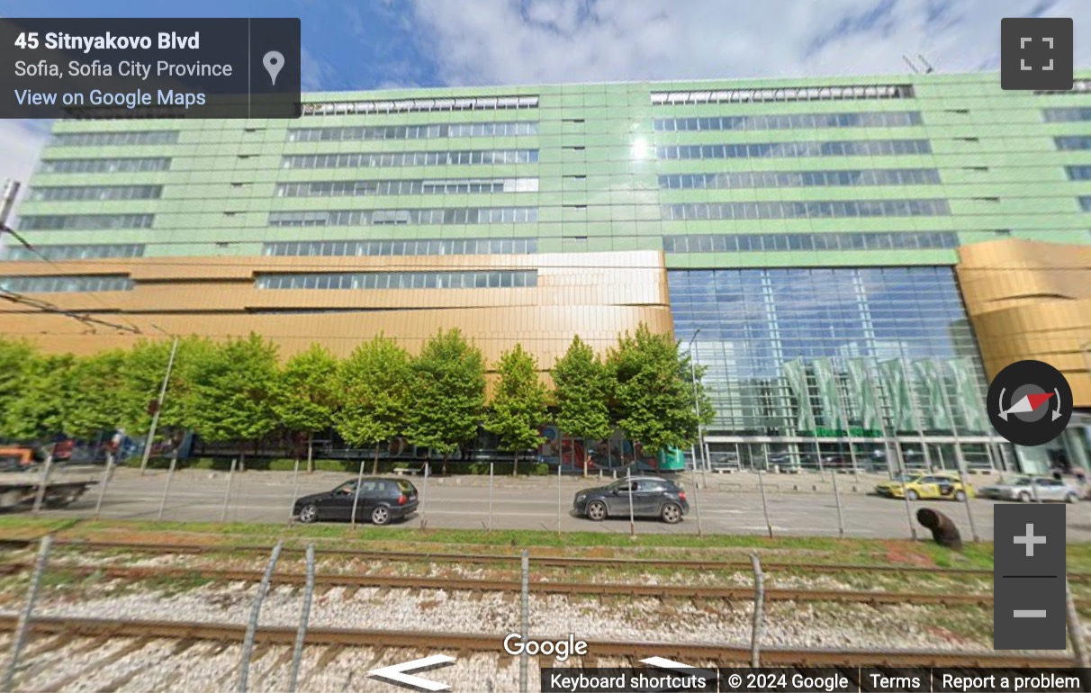 Street View image of Serdika Offices, Floor 9, 48 Sitnyakovo Boulevard Sofia