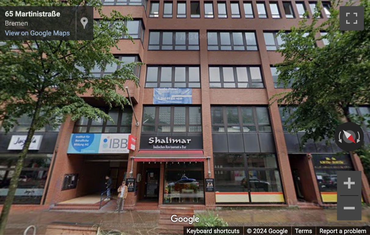 Street View image of Martinistraße 62-66, Bremen, Lower Saxony