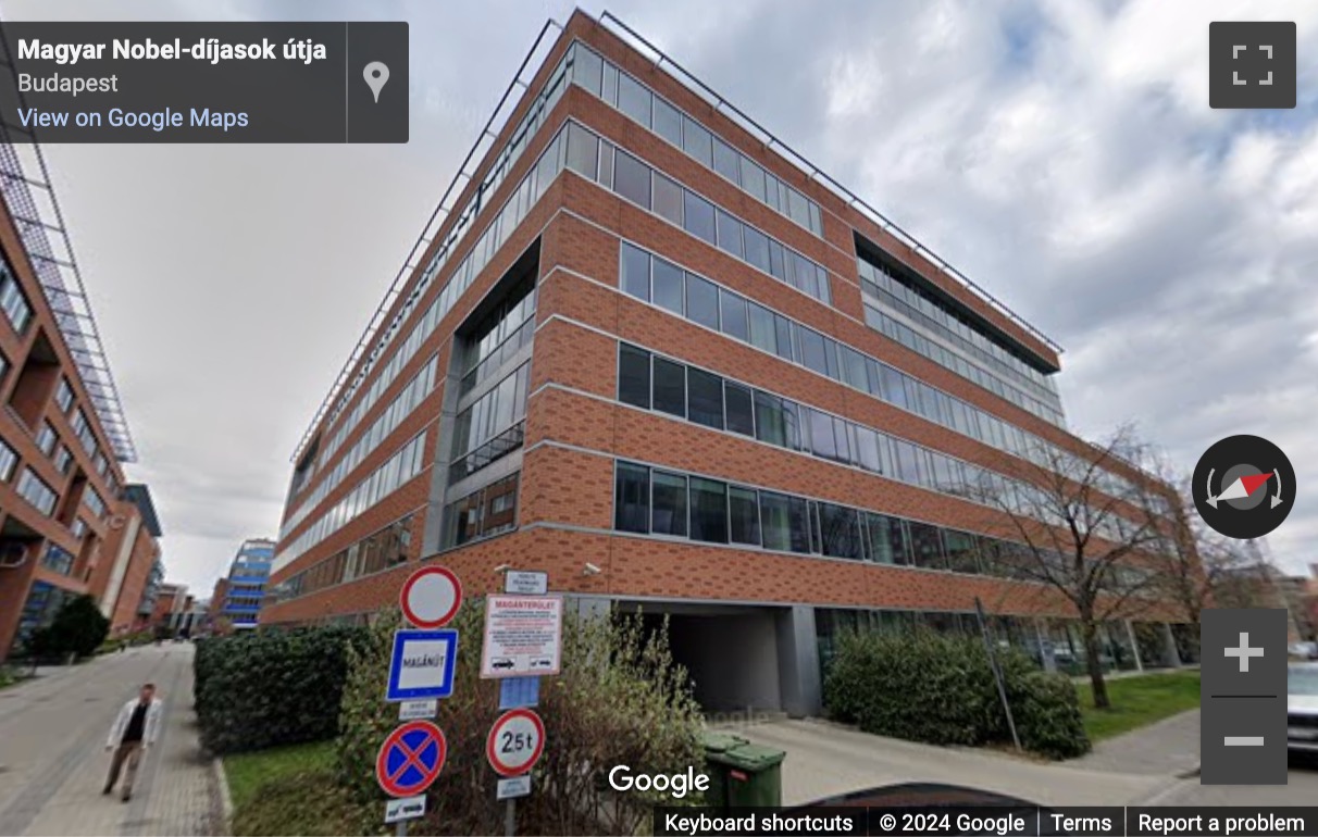 Street View image of Neumann János Utca 1/B, Infopark, Budapest