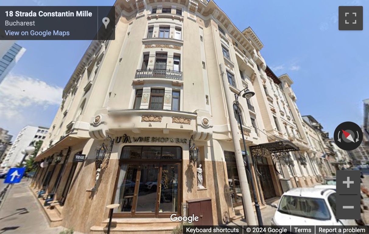 Street View image of 18 Constantin Mille Street, 1st floor, Bucharest