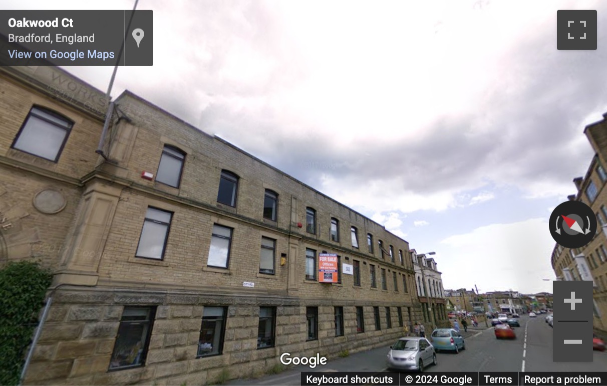 Street View image of City Road, Oakwood Court, Bradford, West Yorkshire