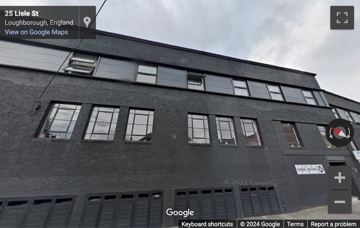 Street View image of Lisle Street, Canal House, Leicestershire, Loughborough