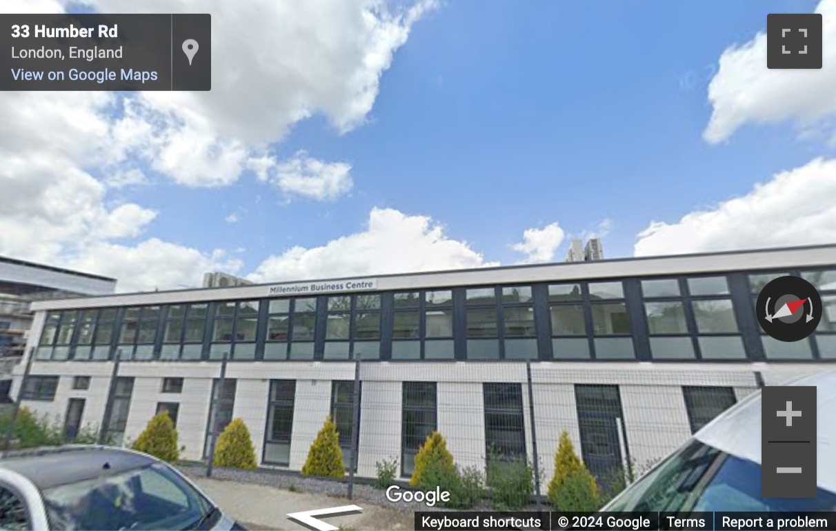 Street View image of 3 Humber Road, Millennium Business Centre, Central London, NW2, UK