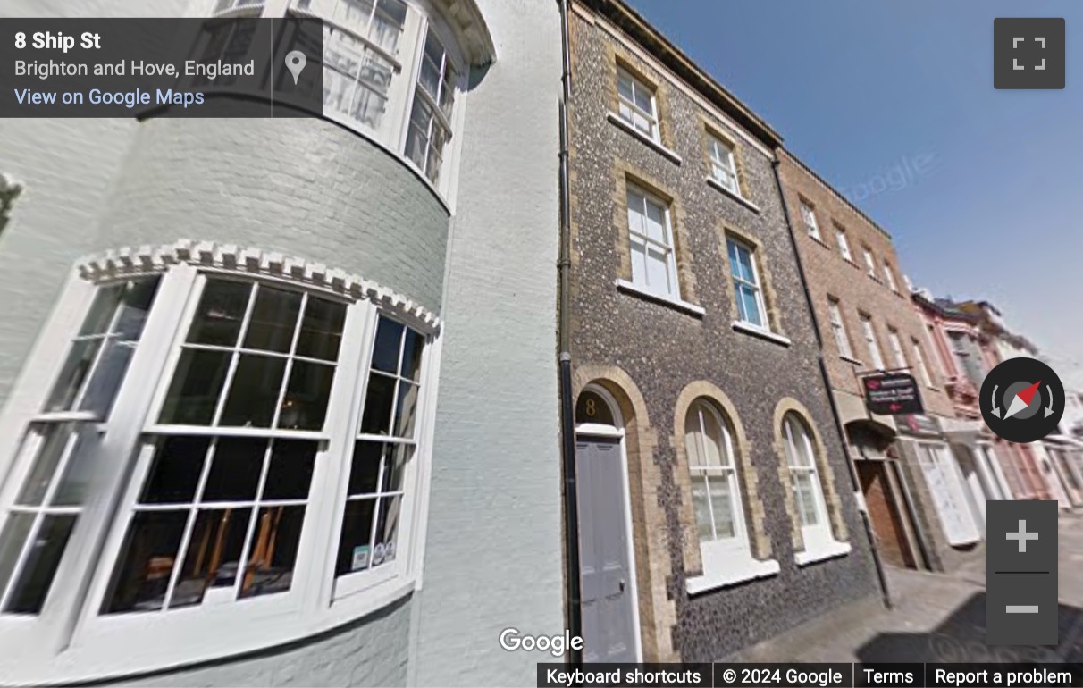 Street View image of Projects Beach, 8-9 Ship Street, Brighton, East Sussex