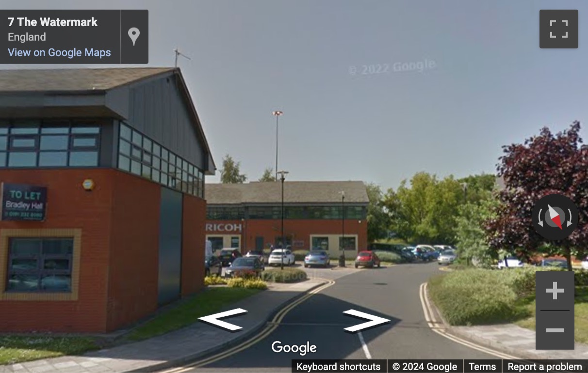 Street View image of 2 Bankside, The Watermark, Gateshead, Tyne and Wear