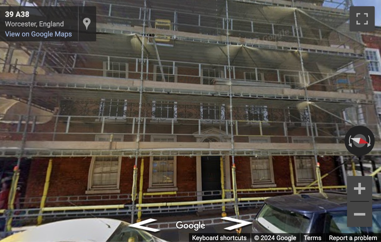 Street View image of 39 Foregate Street, Worcester