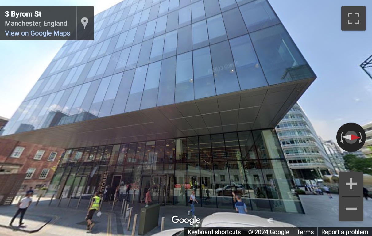 Street View image of No. 1 Spinningfields, Manchester