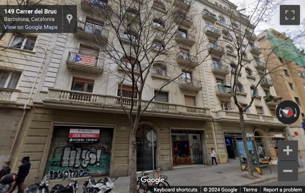 Street View image of Carrer del Bruc, 149, Barcelona