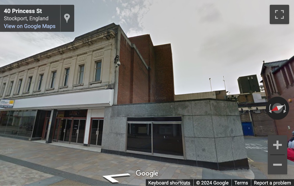 Street View image of STOK, 43-59 Prince’s Street, Stockport, Greater Manchester