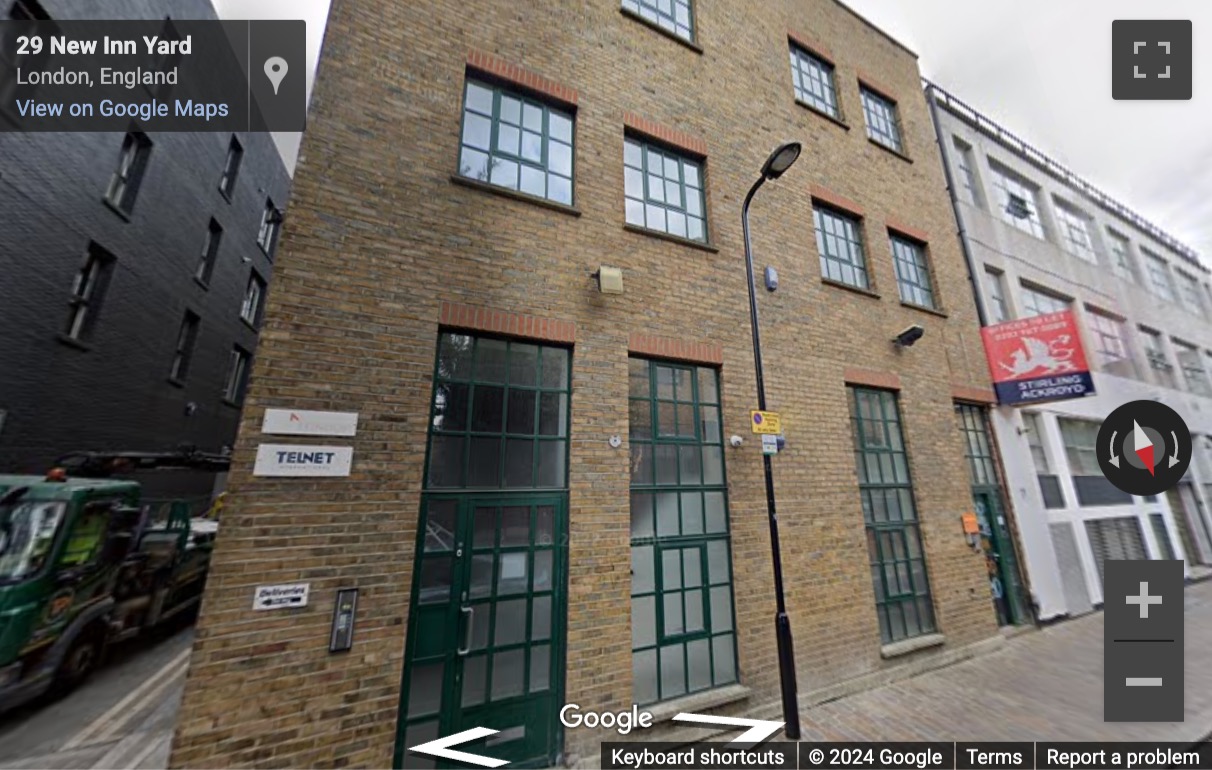 Street View image of 44-46 New Inn Yard, Central London, EC2A